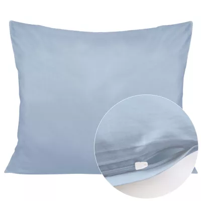 Poszewka satyna bawełna niebieski 009/70x80.