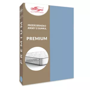 Prześcieradło jersey z gumką 009/130/140x200 PREMIUM