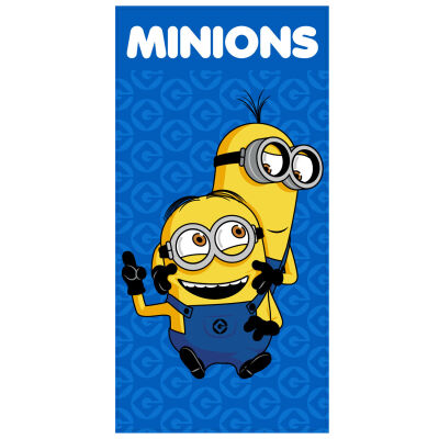 Ręcznik mikrofibra 70x140 Minionki
