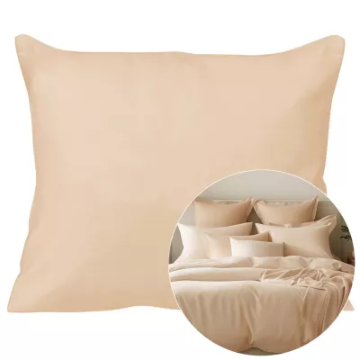 Poszewka satyna bawełna jasny beż 044/40x60.