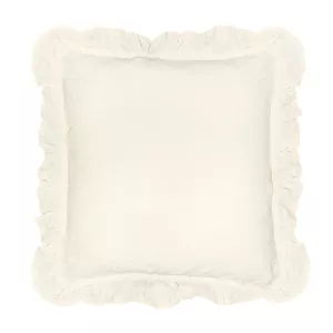 Poszewka bawełniana komplet SNOW WHITE/2x40x40 STONEWASHED