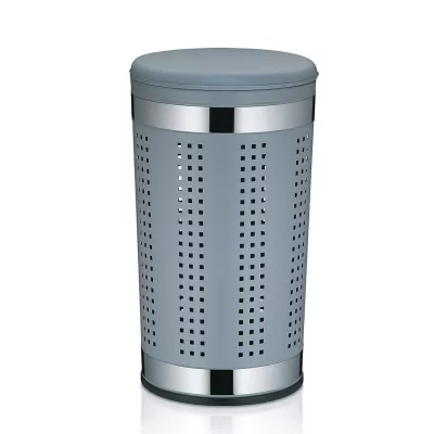 KELA-Kosz na pranie z siedziskiem szary Sevilla