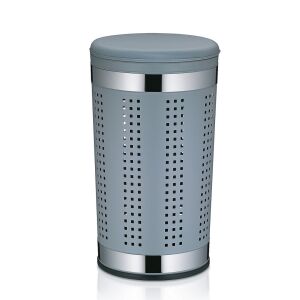 KELA-Kosz na pranie z siedziskiem szary Sevilla