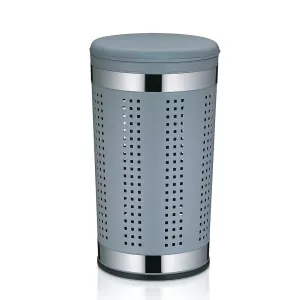 KELA-Kosz na pranie z siedziskiem szary Sevilla