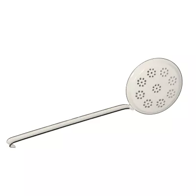 Łyżka cedzakowa Riess Classic biała 12 cm