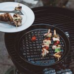 Emaliowana okrągła Taca do grillowania Ø32 cm czarna Riess - 4