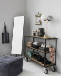 Metalowy regał na kółkach 130x40x98 cm House Doctor - 2