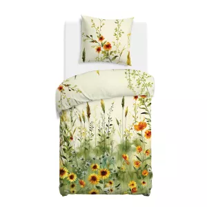 Pościel satyna bawełniana 12419/140x200+1posz.70x80 SATYNLOVE PREMIUM