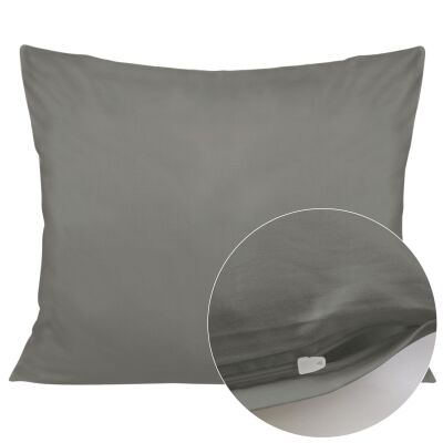 Poszewka satyna bawełna j.szary 037/70x80.