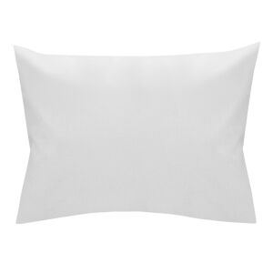 Poszewka hotelowa na zakładkę GŁADKA biała/50x70