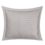 Pościel satyna bambusowo-bawełniana (P) STRIPE GREY/220x200 +2x70x80 z listwą +4x40x40 BAMBOO - 7