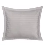Pościel satyna bambusowo-bawełniana (P) STRIPE GREY/220x200 +2x70x80 z listwą +4x40x40 BAMBOO - 7