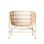 Krzesło rattanowe w kolorze naturalnym House Doctor - 3