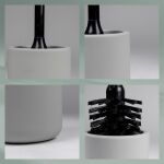 KELA-Szczotka do toalet jasnoszara Sana - 2