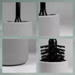 KELA-Szczotka do toalet jasnoszara Sana - 2