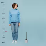 KELA-Szczotka do toalet jasnoszara Sana - 6