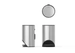 JJ-Kosz okrągły wolnostojący10l.StainlessSteel Arc - 3