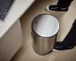 JJ-Kosz okrągły wolnostojący10l.StainlessSteel Arc - 12
