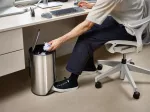 JJ-Kosz okrągły wolnostojący10l.StainlessSteel Arc - 14