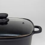 KELA-Naczynie kwadratowe 6l+pokrywka szklana Atura - 2