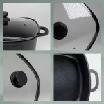 KELA-Naczynie kwadratowe 6l+pokrywka szklana Atura - 4