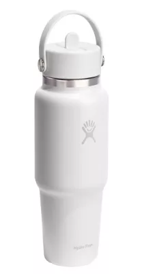 HF-Butelka 32oz WideFlexStrawTravelBottle biała