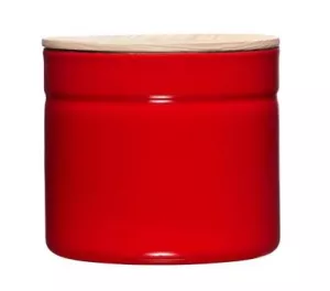 Pojemnik kuchenny czerwony szeroki 12 cm Riess