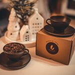 BIO Zestaw 2 szt Filiżanek do kawy ze spodkiem Bioffee - 2