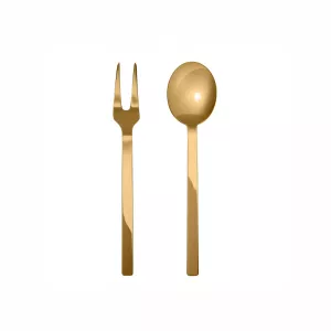 MEPRA-Zestaw sztućców do serwowania 2el.  Gift Oro