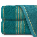 Towel 100% cotton Tiwano Light Ash + Dark Turquoise (P) 2x30x50+2x50x90+2x70x140 set - 7