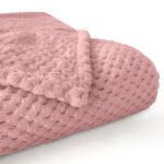 Koc żakardowy AMORRO/RÓŻ KWARCOWY/200x220 (promocja) - 2