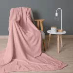 Koc żakardowy AMORRO/RÓŻ KWARCOWY/200x220 (promocja) - 3