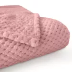 Koc żakardowy AMORRO/RÓŻ KWARCOWY/200x220 (promocja) - 2