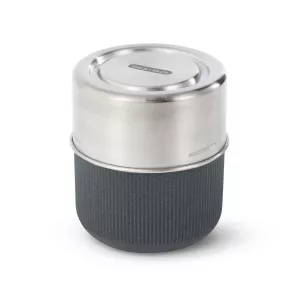 BB-Lunch bowl szklany S, łupkowy