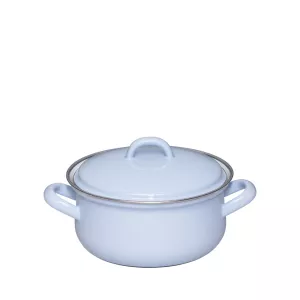 Garnek emaliowany "zapiekanka" 1 l niebieski LIGHT Riess