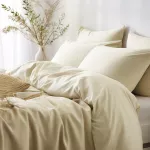 Poszewka satyna bawełna krem 155/40x60. - 2