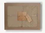 Pościel bawełniana AKDENIZ BEIGE/160x200(P) STONEWASHED - 3