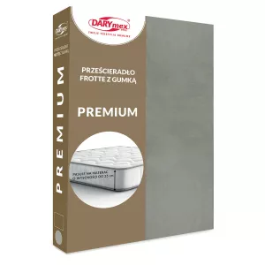 Prześcieradło frotte z gumką 037/90x200 PREMIUM