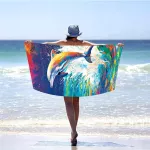 Ręcznik plażowy mikrofibra 100x180 H129 - 2