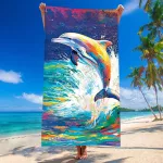Ręcznik plażowy mikrofibra 100x180 H129 - 4