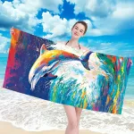 Ręcznik plażowy mikrofibra 100x180 H129 - 6