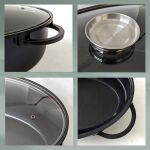 KELA-Brytfanka z pokrywką, owalna 8 l Atura - 2