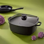 KELA-Brytfanka z pokrywką, owalna 8 l Atura - 5
