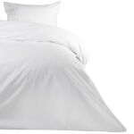 Poszwa hotelowa na zakładkę PASY 1cm biała/220x200 - 2