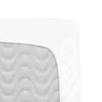 Prześcieradło satyna bawełniana z gumką biały 603/200x220 - 3