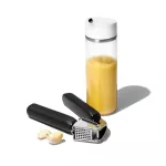 OXO-Praska do czosnku stalowa/czarna Good Grips - 5