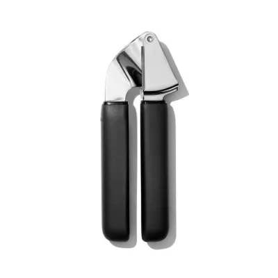 OXO-Praska do czosnku stalowa/czarna Good Grips