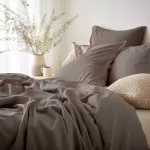 Poszewka satyna bawełna ciemny beż 041/50x60. - 3