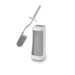 JJ-Szczotka toaletowa ze schowkiem Flex Plus szara - 2