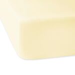 Prześcieradło satyna bawełniana z gumką krem 155/140x200 - 4